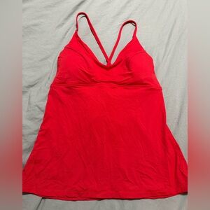 Athleta Red Tankini Top
